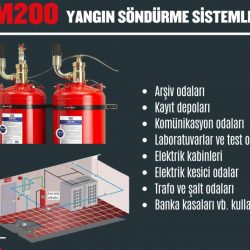 FM200 (HFC-227 ea) Temiz Gazlı Yangın Söndürme Sistemi02